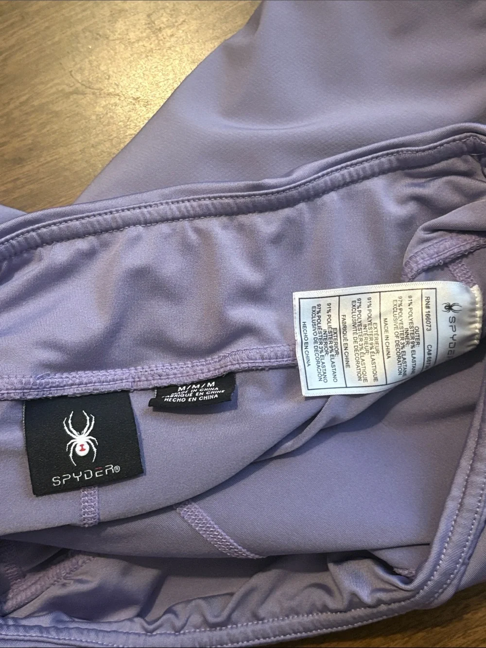Spyder Medium Lavender Active Skirt with Built In Shorts Skort